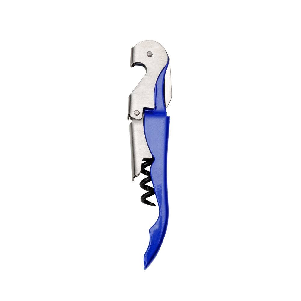 Saca Rolhas Metal com Estagios AZUL