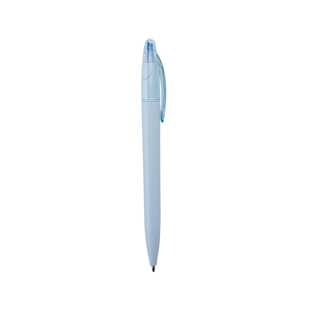 Caneta Plastica Marca Texto AZUL