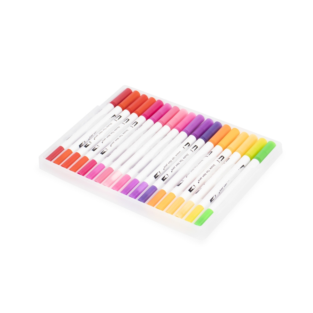 Kit Canetinhas Ponta Dupla Cores 23776d2