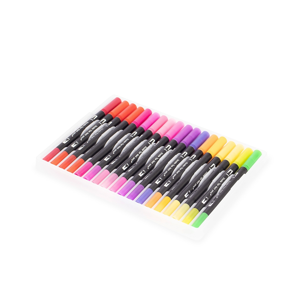 Kit Canetinhas Ponta Dupla Cores 23800d2