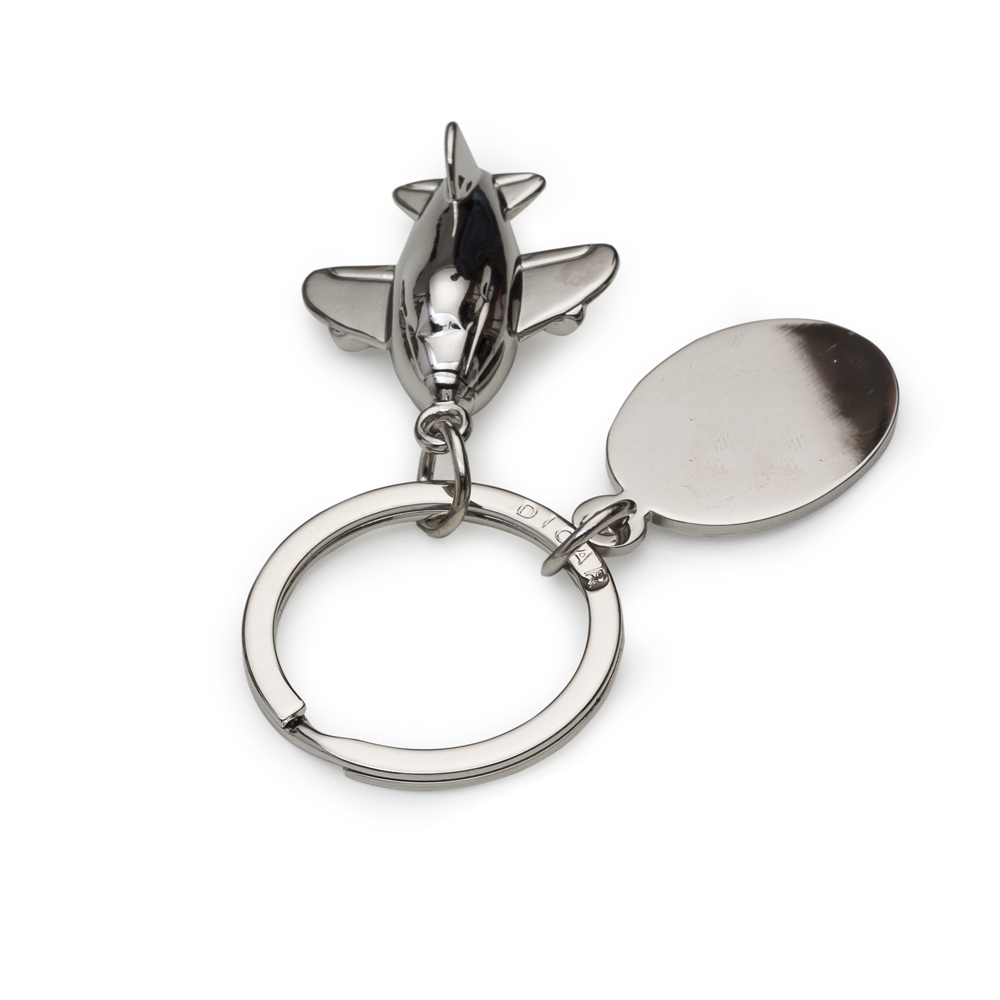 Chaveiro Metal Aviao PRATA 5443d1