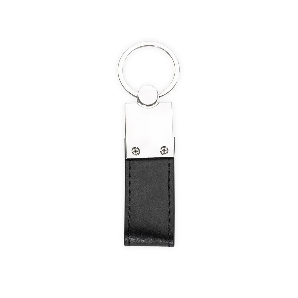 Chaveiro Metal com Couro Sintetico 25524d2