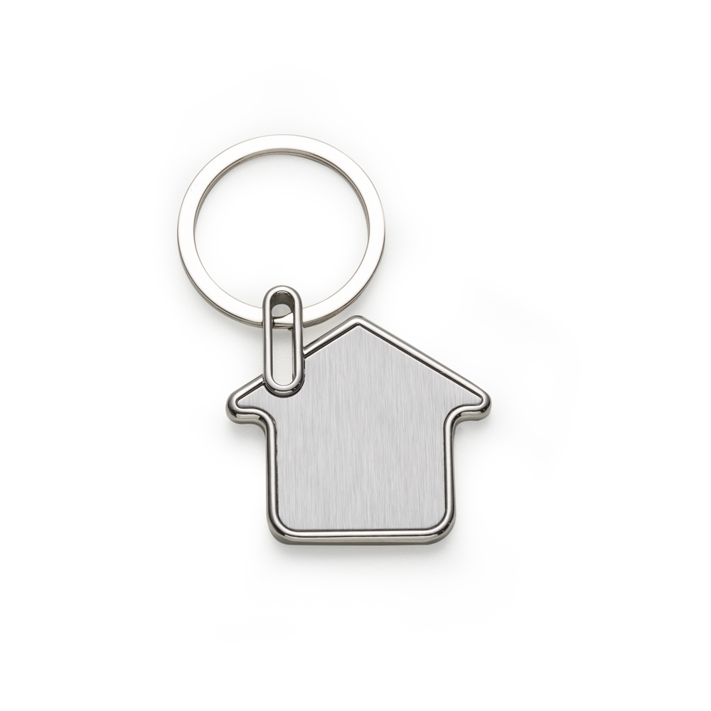 Chaveiro Metal Casa PRATA