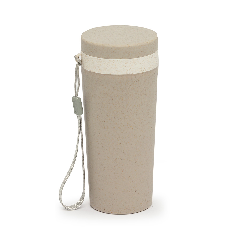 Copo Fibra de Bambu 350ml BEGE