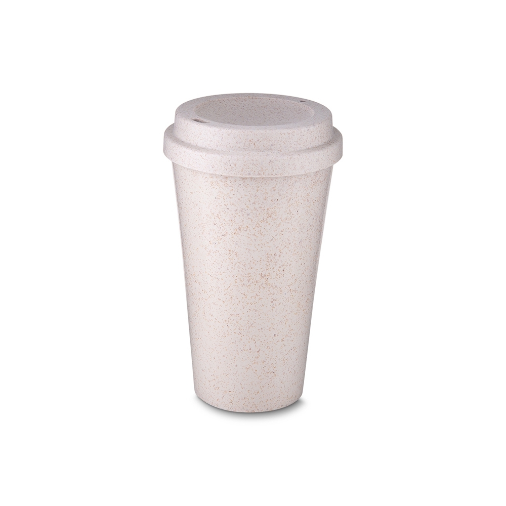 Copo Fibra de Arroz 550ml BEGE