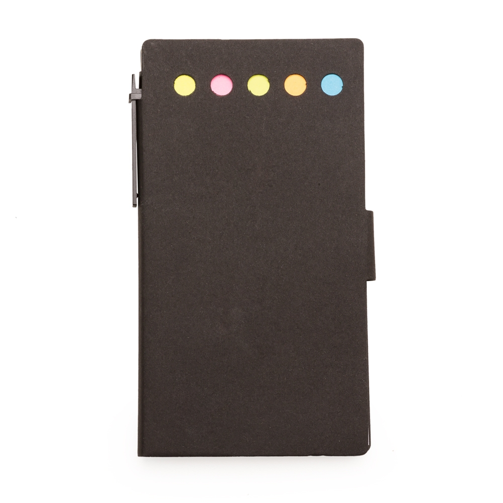 Bloco de Anotacoes com Post it e Caneta