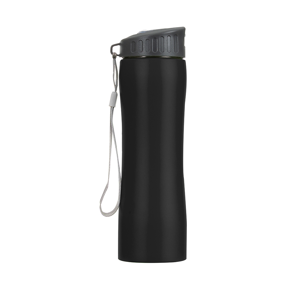 Squeeze Metal 600ml PRETO