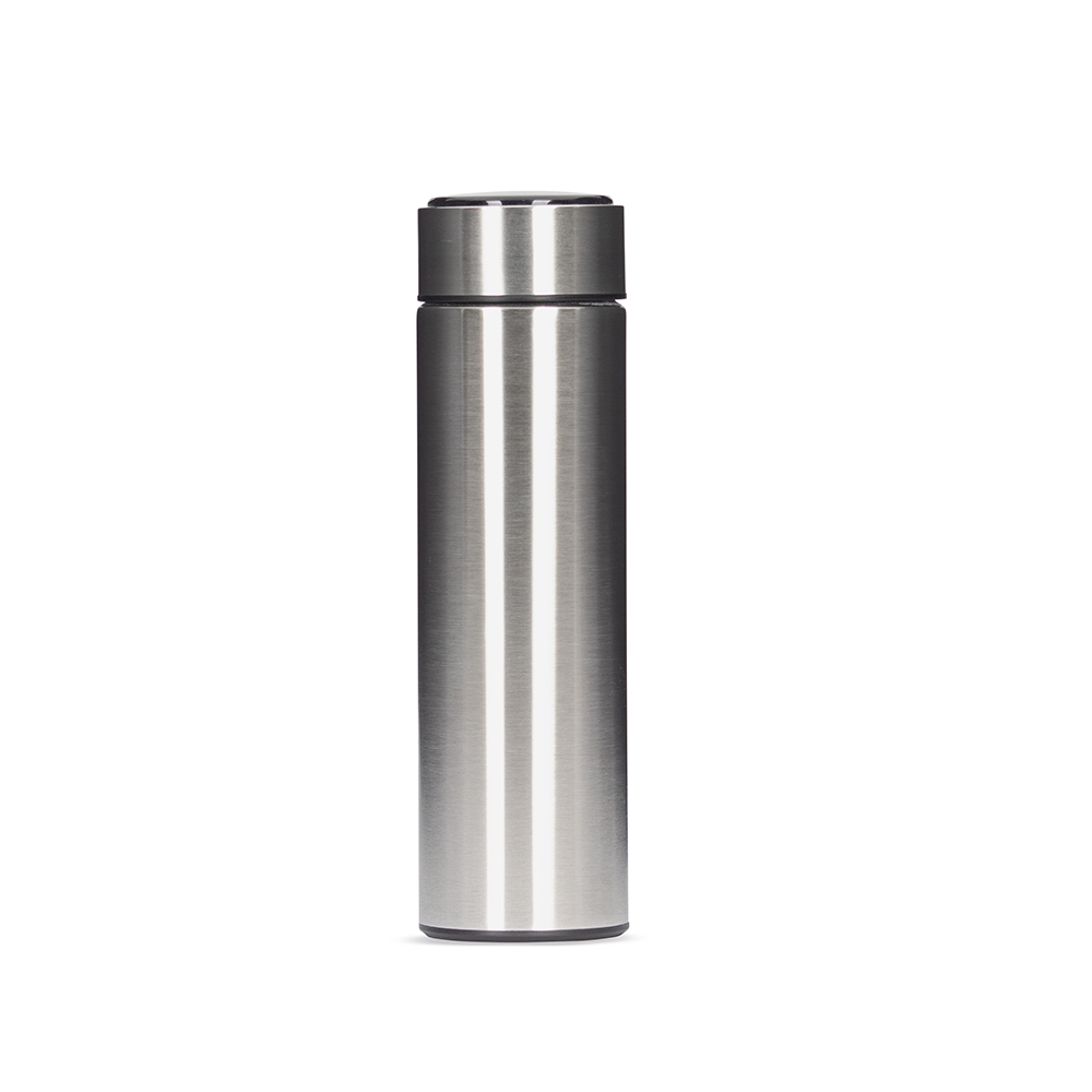Garrafa Termica 400ml com Display LED INOX