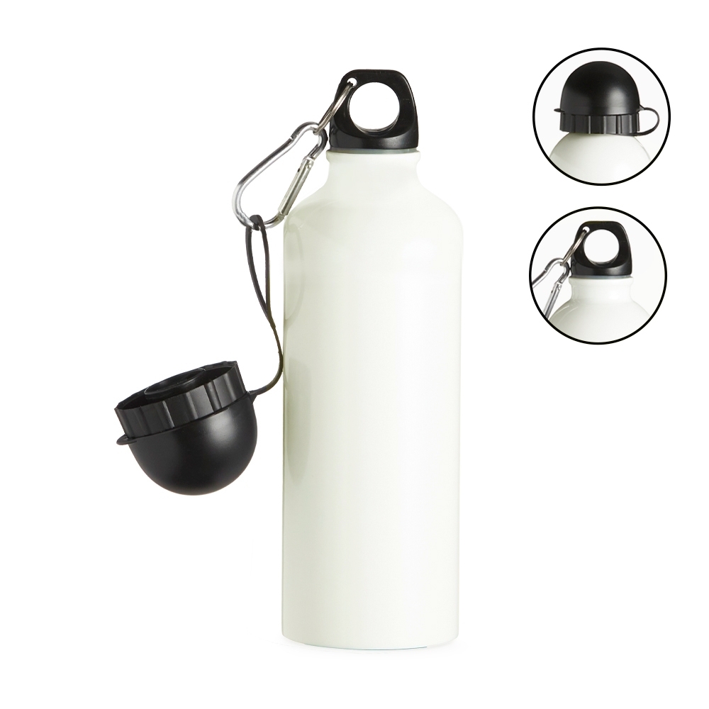 Squeeze Aluminio Sublimatico 500ml BRANCO