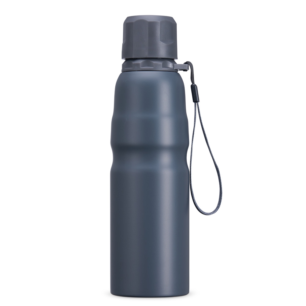 Garrafa Inox 800ml CINZA ESCURO